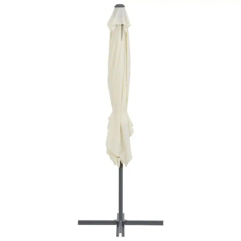 Zonneparasol met draagbare voet en UV-bestendig doek - Parasols en zonneschermen
