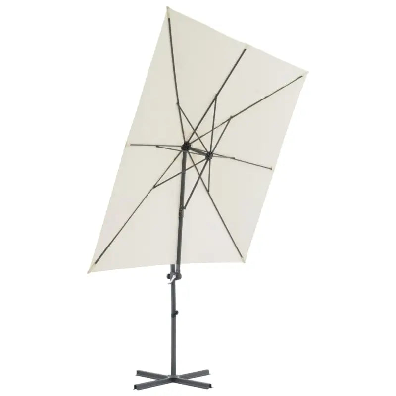 Zonneparasol met draagbare voet en UV-bestendig doek - Parasols en zonneschermen