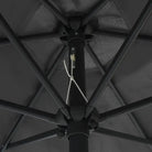 Zonneparasols met aluminium paal geschikt voor zware regenval - Parasols en zonneschermen