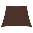 Zonnescherm van pu-gecoat oxford stof voor tuin en terras - Bruin / 3/4 x 3 m / 1 - Parasols en zonneschermen