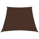 Zonnescherm van pu-gecoat oxford stof voor tuin en terras - Bruin / 3/5 x 4 m / 1 - Parasols en zonneschermen
