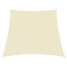 Zonnescherm van pu-gecoat oxford stof voor tuin en terras - Crème / 3/4 x 3 m / 1 - Parasols en zonneschermen
