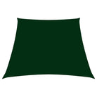 Zonnescherm van pu-gecoat oxford stof voor tuin en terras - Donkergroen / 2/4 x 3 m / 1 - Parasols en zonneschermen