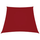 Zonnescherm van pu-gecoat oxford stof voor tuin en terras - Rood / 2/4 x 3 m / 1 - Parasols en zonneschermen