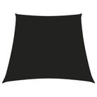 Zonnescherm van pu-gecoat oxford stof voor tuin en terras - Zwart / 3/4 x 3 m / 1 - Parasols en zonneschermen