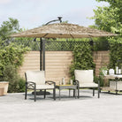Zonnescherm voor schaduw en uv-bescherming - Bruin / 269 x 269 x 235 cm / 1 - Parasols en zonneschermen