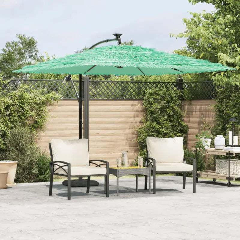 Zonnescherm voor schaduw en uv-bescherming - Groen / 269 x 269 x 235 cm / 1 - Parasols en zonneschermen