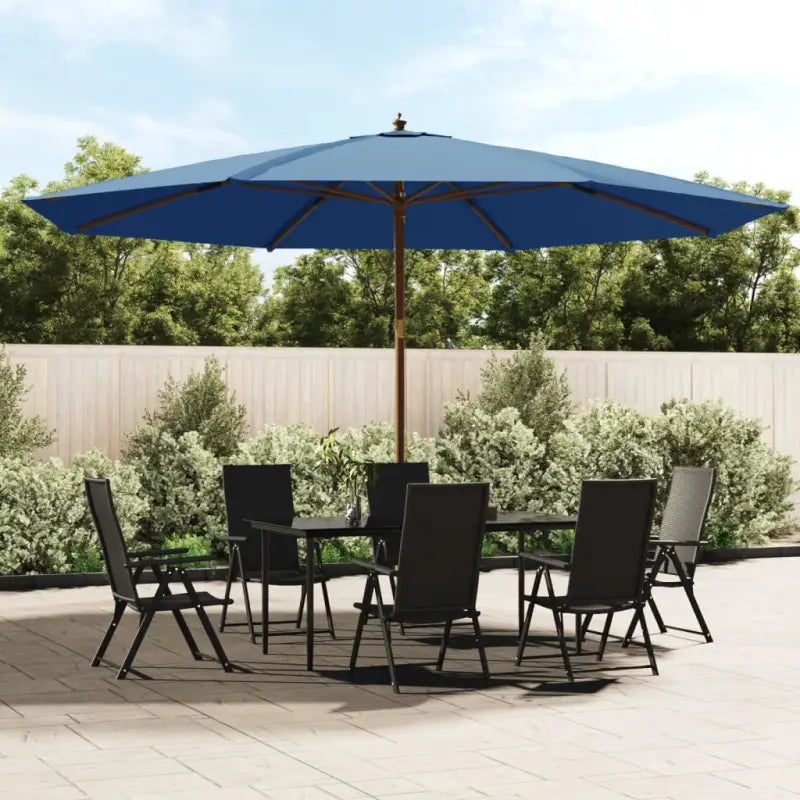 Zonnetapijt zorg ervoor op een vlakke ondergrond met kleine onderdelen - Blauw - Parasols en zonneschermen