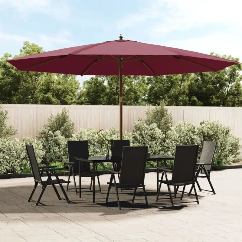 Zonnetapijt zorg ervoor op een vlakke ondergrond met kleine onderdelen - Rood - Parasols en zonneschermen