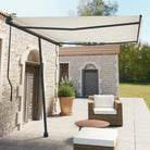 Zonwering Luifelpaalset voor ondersteuning en schaduw in tuin of terras - Antraciet / 300 x 245 cm / 1 - Zonwering
