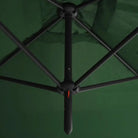 Zorg ervoor dat je schaduw hebt met een dubbele parasol met stevige stalen paal - Parasols en zonneschermen