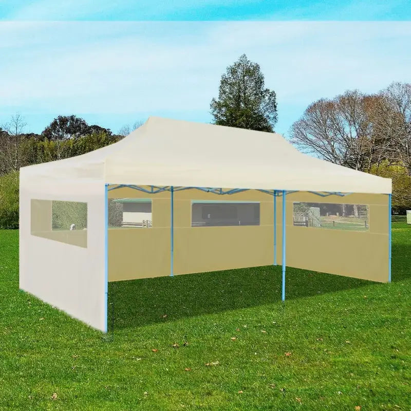 Zware Regen Beste Partytent voor Buiten Evenementen - Crème / 1 / met 4 zijwanden - Partytenten & prieëlen