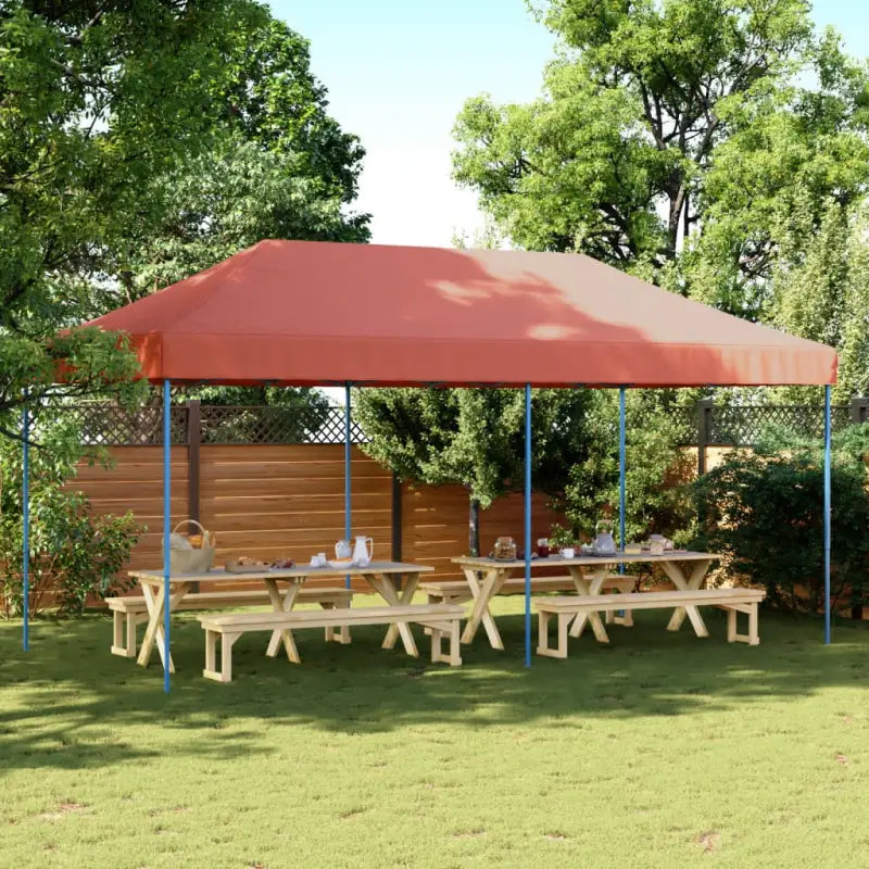 Zware Regen Beste Partytent voor Buiten Evenementen - Terracotta / 1 / Zonder zijwand - Partytenten & prieëlen
