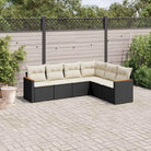 Zwart gepoedercoat staal tuinset met waterdichte tas voor ontspannen buitenleven - Zwart en crème / Zonder tafel