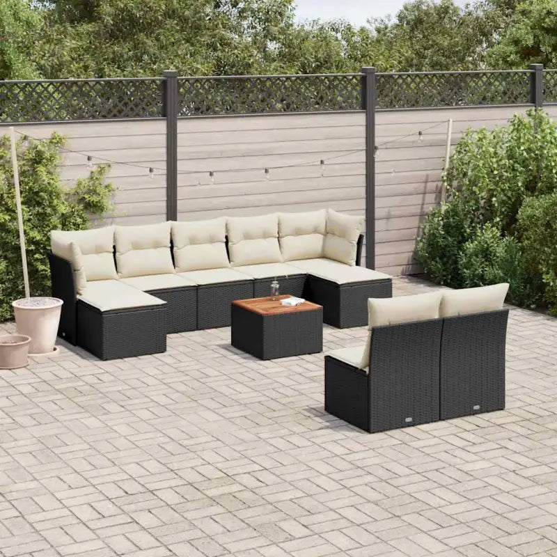 Zwart gepoedercoat stalen tuinset met waterdichte tas voor buitengebruik - Tuinsets