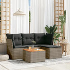 Zwart Loungeplatform met waterdichte tas en gepoedercoat staal - grijs en donkergrijs - Tuinsets