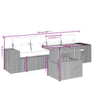 Zwart materiaal loungeset met gepoedercoat staal voor jouw tuin of terras - Tuinsets