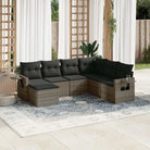Zwart materiaal loungeset met waterdichte tas en gepoedercoat staal - grijs en donkergrijs / Zonder tafel - Tuinsets