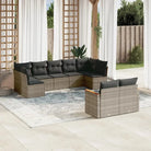Zwart materiaal loungeset met waterdichte tas en gepoedercoat staal - Grijs / Zonder tafel - Tuinsets