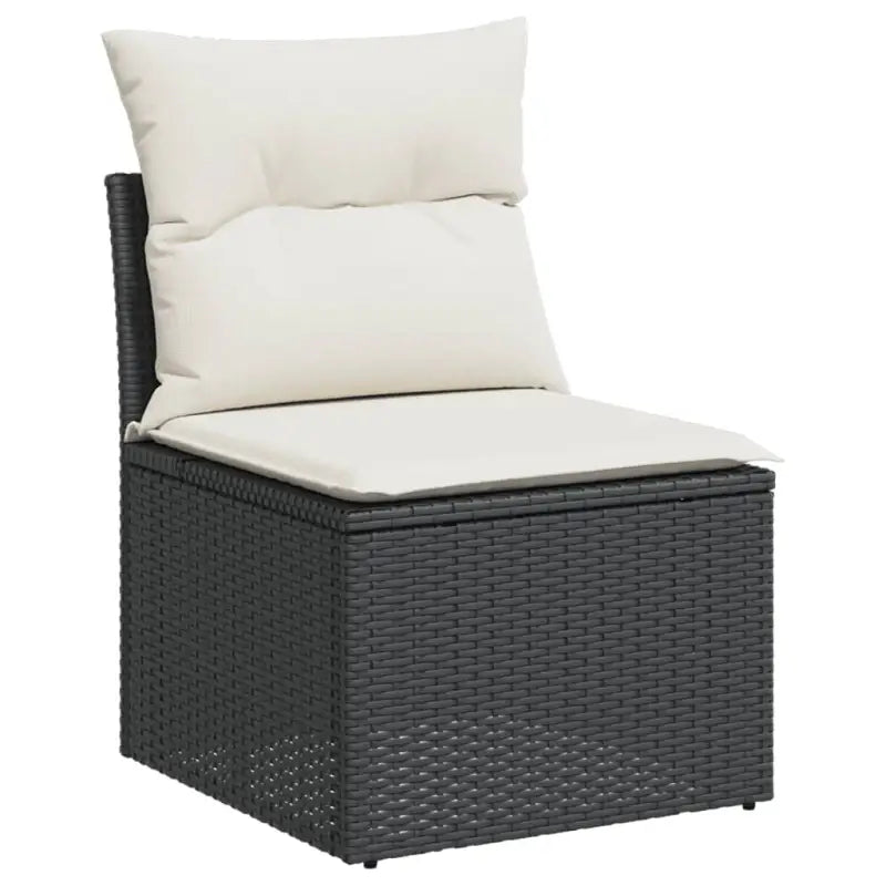 Zwart materiaal Loungeset van gepoedercoat staal voor tuin en terras - Tuinsets
