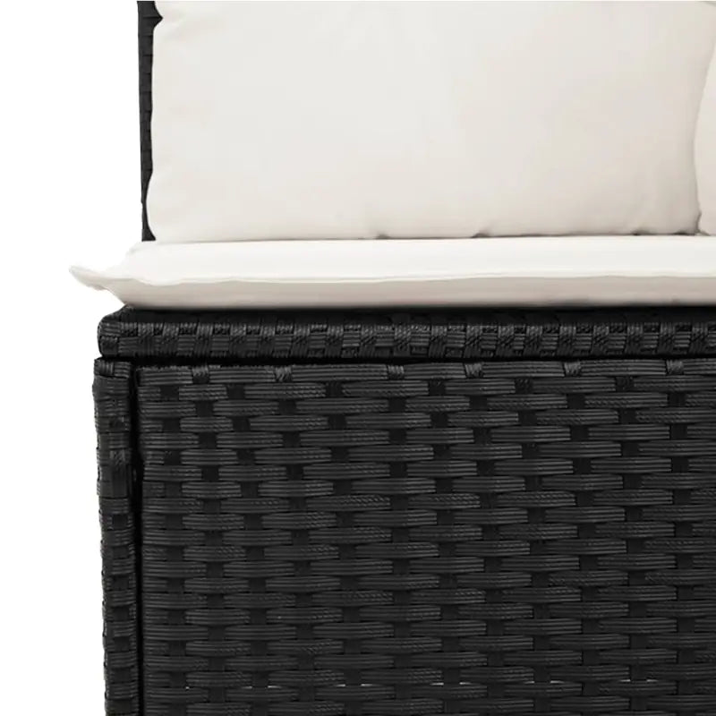 Zwart materiaal Loungeset van gepoedercoat staal voor tuin en terras - Tuinsets