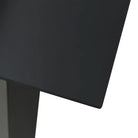 Zwart materiaal Tuinset met gepoedercoat staal en duurzaam PVC-rattan - 5 - Tuinsets