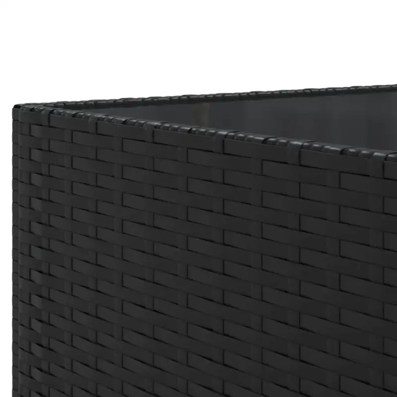 Zwart materialen loungeset met gepoedercoat staal en comfortabele afmetingen - Tuinsets