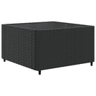 Zwart materialen loungeset met gepoedercoat staal en comfortabele afmetingen - Tuinsets