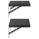 Zwarte coating dikte wandplanken van roestvrijstaal met zwart materiaal - Wandplanken