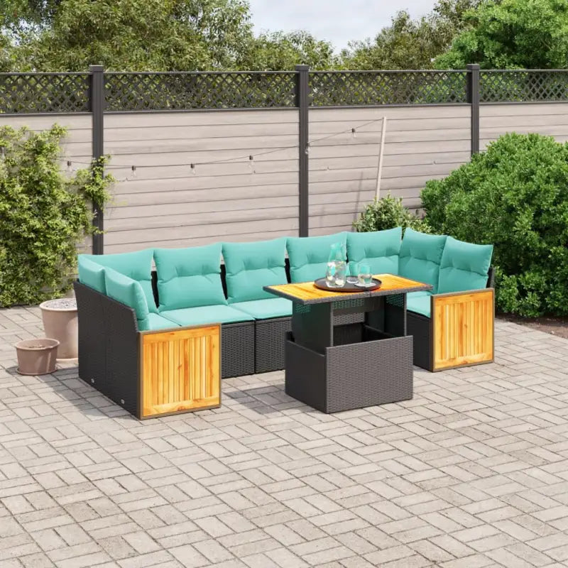 Zwarte lounge set van gepoedercoat staal met comfortabele afmetingen zitting - Zwart / zonder opbergruimte - Tuinsets
