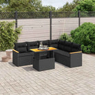 Zwarte loungeset met gepoedercoat staal en comfortabele afmetingen zitting - Zwart / zonder opbergruimte - Tuinsets
