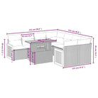 Zwarte loungeset met gepoedercoat staal en comfortabele afmetingen zitting - Tuinsets