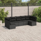 Zwarte loungeset met gepoedercoat staal en waterdichte tas voor buitenplezier - Tuinsets