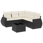 Zwarte loungeset met gepoedercoat staal en waterdichte tas - Tuinsets