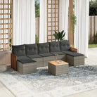 Zwarte loungeset met gepoedercoat staal voor tuin en terras - Grijs / Met tafel - Tuinsets