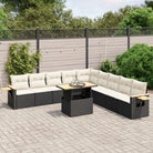 Zwarte loungeset van gepoedercoat staal met comfortabele zitafmetingen - Tuinsets