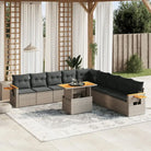 Zwarte loungeset van gepoedercoat staal met comfortabele zitafmetingen - Grijs - Tuinsets