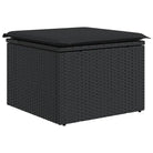 Zwarte tuin loungeset met gepoedercoat staal en waterdichte tas - Tuinsets