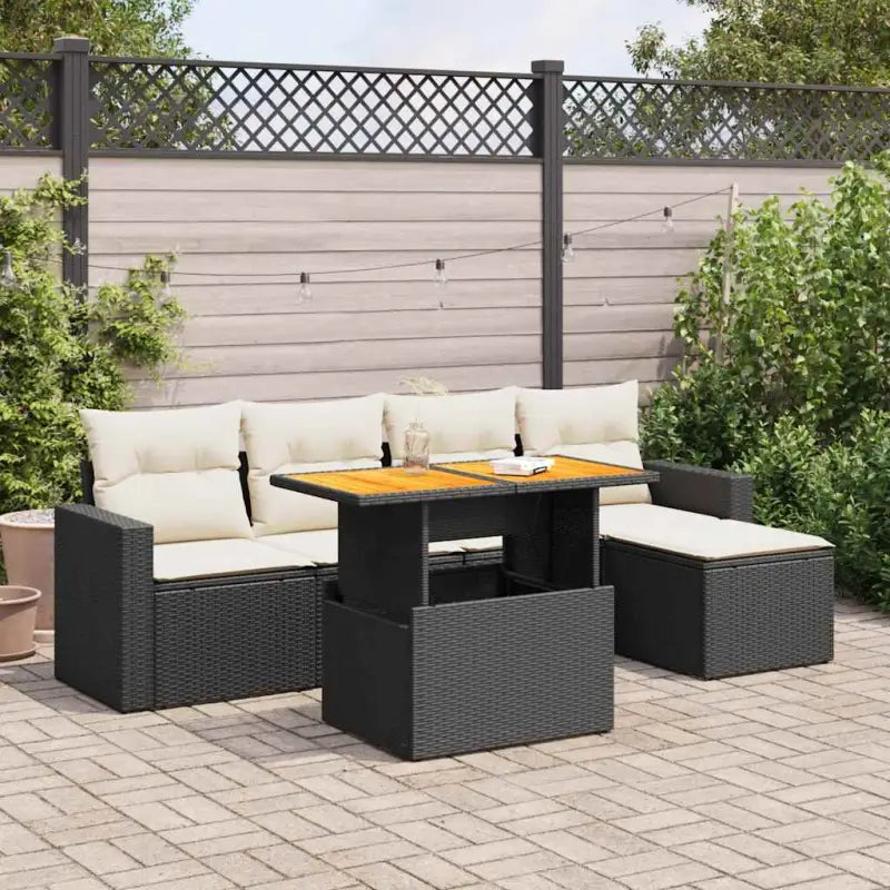 Zwarte tuin loungeset met gepoedercoat staal en waterdichte tas - Tuinsets