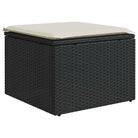 Zwarte tuin loungeset met gepoedercoat staal en waterdichte tas - Tuinsets