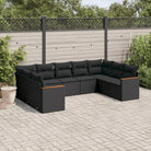 Zwarte tuinset met gepoedercoat staal en waterdichte tas voor buitengebruik - Zwart / Zonder tafel - Tuinsets