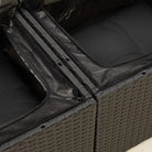 Zwarte tuinset met gepoedercoat staal en waterdichte tas voor buitenplezier - Tuinsets