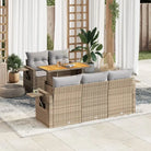 Zwarte tuinset met gepoedercoat staal en waterdichte tas voor buitenplezier - Beige en grijs / met opbergruimte