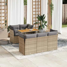 Zwarte tuinset met gepoedercoat staal en waterdichte tas voor buitengebruik - Beige en grijs / met opbergruimte