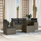 Zwarte tuinset met gepoedercoat staal voor comfortabel buiten genieten - Grijs / Met tafel - Tuinsets