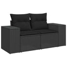 Zwarte tuinset met gepoedercoat staal voor comfortabel buiten genieten - Tuinsets