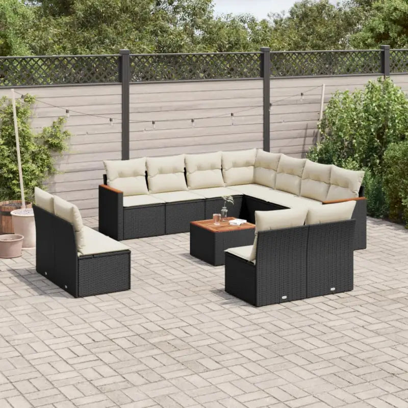 Zwarte tuinset met gepoedercoat staal voor comfortabel buiten zitten - Tuinsets