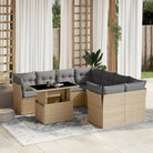 Zwarte tuinset met gepoedercoat staal voor comfortabele buitenruimte - Beige en grijs / zonder opbergruimte - Tuinsets