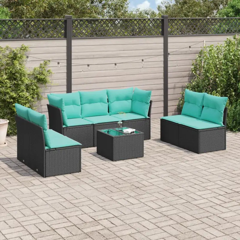 Zwarte tuinset met gepoedercoat staal voor een stijlvolle buitenruimte - Tuinsets