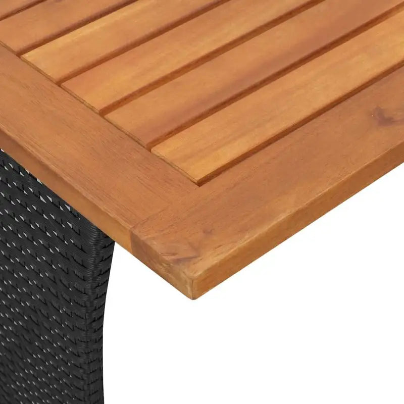 Zwarte tuinset met wasbare hoes en gepoedercoat staal - Tuinsets